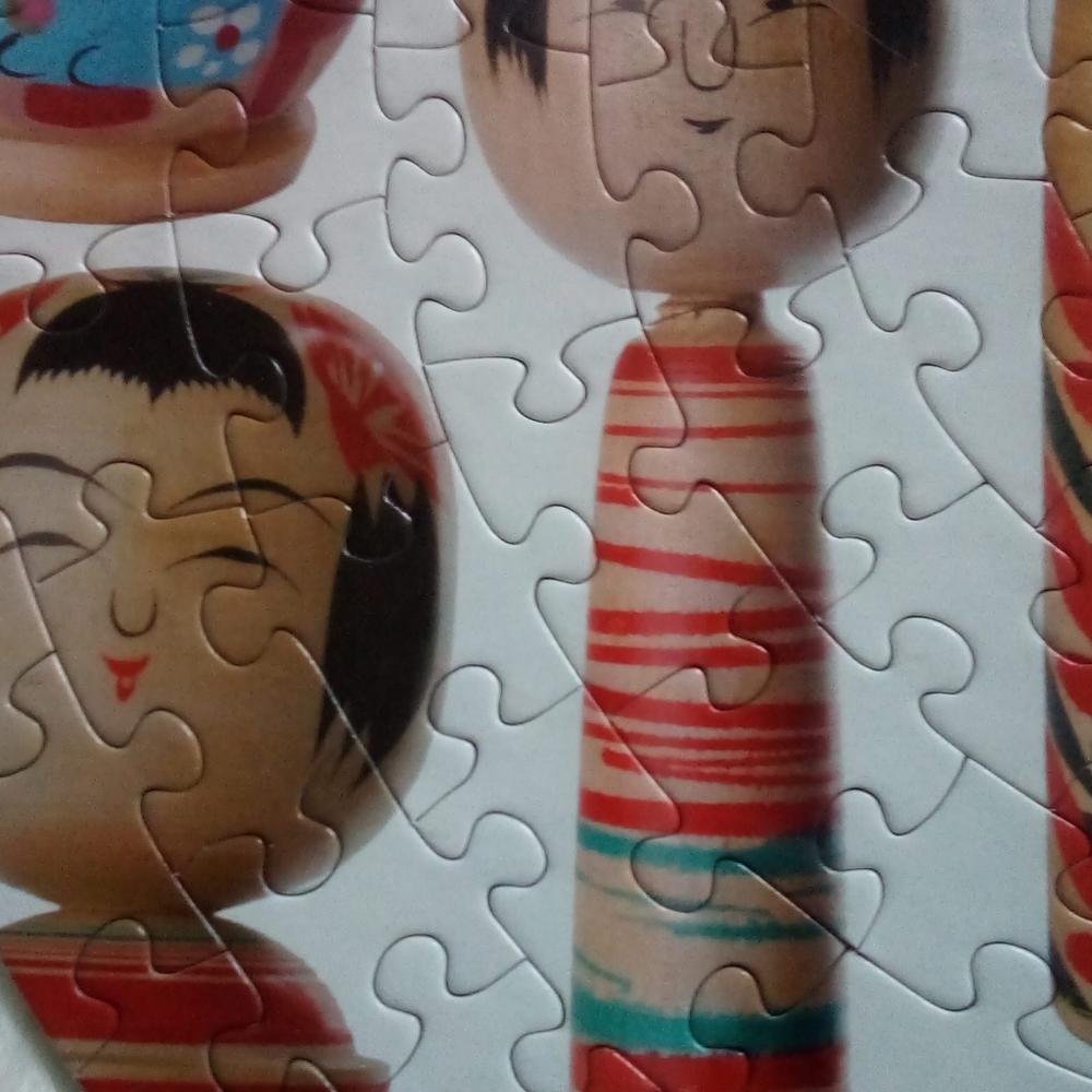 Kokeshi Japanese Doll Puzzle